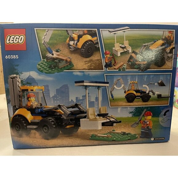 LEGO 60385 City Construction Digger BRAND NEW SEALED 148 Pieces 2 Mini Figures - Picture 2 of 2